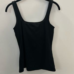 Black Alo Yoga Tank Top with Built In Bra Size M